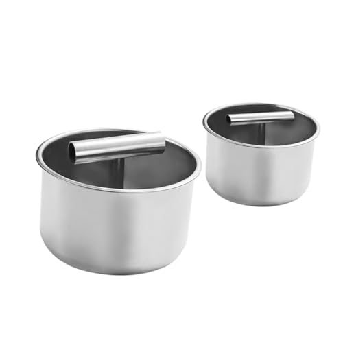 SOLUSTRE 2stücke Fleischbällchen Maker Aus Edelstahl Frikadellenformer Mit Antihaftbeschichtung Manueller Frikadellenpresse Für Fleisch Fisch Und Garnelen Werkzeug Zur Schnellen von SOLUSTRE