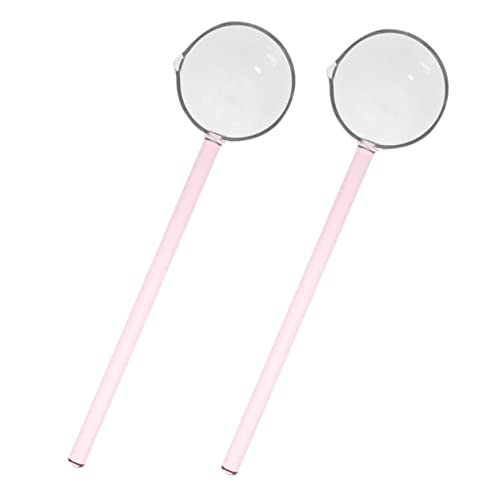 SOLUSTRE 2 Stück Teiliges Hitzebeständige Glaslöffel mit Langem Stiel Dekorative Teelöffel und Dessertlöffel Vielseitig Einsetzbar als Kaffee und Suppenlöffel Transparent und Elegant für SOLUSTRE 2 Stück Teiliges Hitzebeständige Glaslöffel mit Langem Stiel Dekorative Teelöffel und Dessertlöffel Vielseitig Einsetzbar als Kaffee und Suppenlöffel Transparent und Elegant für von SOLUSTRE