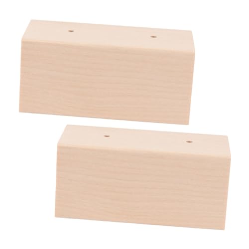 SOLUSTRE 2 Stück Teiliges Holz Dekorationsständer Robuste und Glatte Holzplatte Praktische Nail Table Basis für Back und Blumenverzierung Langlebiges und Tragbares Backwerkzeug zum von SOLUSTRE