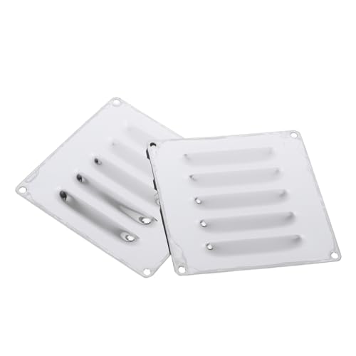 SOLUSTRE 2 Stück Teiliges Lüftungsgitter Ventilationspaneel für Außenbereich Quadratisch Optimierte Luftzirkulation für Grill Feuerstelle und Heizsysteme Langlebig und Korrosionsbeständig von SOLUSTRE