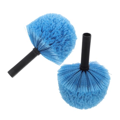 SOLUSTRE 2 Stück Teiliges Outdoor Cobweb Duster Ersatzbürsten Langlebige Flexible Kugelförmige Spinnenwebbürsten für Decken und Eckreinigung Innen und Außen Effektive Staubwedel für von SOLUSTRE