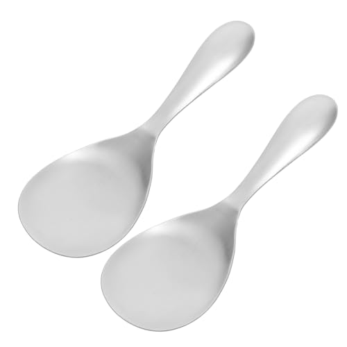 SOLUSTRE 2 Stück Teiliges Reislöffel Edelstahl Großer Antihaftbeschichteter Servierlöffel Hitzebeständig Leicht zu Reinigen für Küche Restaurant und Zuhause SOLUSTRE 2 Stück Teiliges Reislöffel Edelstahl Großer Antihaftbeschichteter Servierlöffel Hitzebeständig Leicht zu Reinigen für Küche Restaurant und Zuhause von SOLUSTRE
