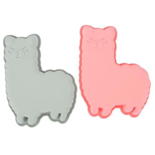 SOLUSTRE 2 Stück Teiliges Silikon Backform Alpaka Cartoon Kuchenform Bpa Frei Umweltfreundlich Langlebig für DIY Backen Zuhause und Konditorei Schicke Tortendekoration SOLUSTRE 2 Stück Teiliges Silikon Backform Alpaka Cartoon Kuchenform Bpa Frei Umweltfreundlich Langlebig für DIY Backen Zuhause und Konditorei Schicke Tortendekoration von SOLUSTRE