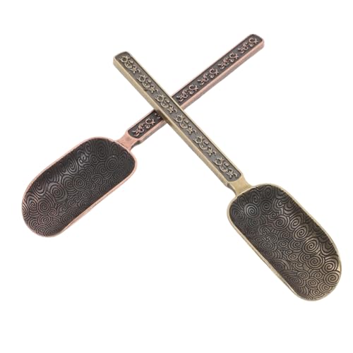 SOLUSTRE 2 Stück Teiliges Teeblatt-messschaufel Langlebiger Legierung mit Eleganter Wolkenmuster-dekoration Präzise Portionierung für Losen Tee Vielseitiges -werkzeug für Gleichbleibenden SOLUSTRE 2 Stück Teiliges Teeblatt-messschaufel Langlebiger Legierung mit Eleganter Wolkenmuster-dekoration Präzise Portionierung für Losen Tee Vielseitiges -werkzeug für Gleichbleibenden von SOLUSTRE