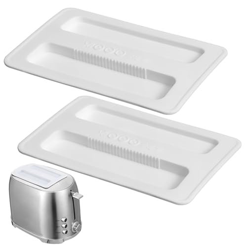 SOLUSTRE 2 Stück Teiliges Toaster Abdeckhauben aus Hitzebeständigem Silikon Staubdicht und Schmutzabweisend Passend für Scheiben Toaster Einfache Minimalistisches Design Weiß SOLUSTRE 2 Stück Teiliges Toaster Abdeckhauben aus Hitzebeständigem Silikon Staubdicht und Schmutzabweisend Passend für Scheiben Toaster Einfache Minimalistisches Design Weiß von SOLUSTRE