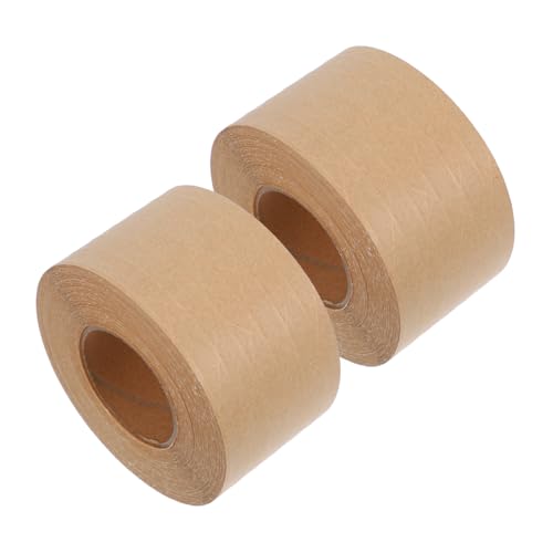 SOLUSTRE 2 Stück Teiliges Verstärktes Gummiertes Kraftpapierband Wasseraktiviertes Klebeband Braun Stark Haftendes Packband für Versandkartons Multifunktionales Umzugsklebeband Büro SOLUSTRE 2 Stück Teiliges Verstärktes Gummiertes Kraftpapierband Wasseraktiviertes Klebeband Braun Stark Haftendes Packband für Versandkartons Multifunktionales Umzugsklebeband Büro von SOLUSTRE