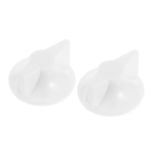 SOLUSTRE 2 Stück Timer Drehknopf Ersatz Federaufzug Kompatibel mit Fd Serie Motor Timer Herd Kochfeld Bedienfeld Weiß Schnellinstallationsknopf von SOLUSTRE