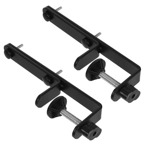 SOLUSTRE 2 Stück Tisch Organizer für Lochplatte Klemmbarer Halter für Schreibtisch Vielseitig Einsetzbar als Sichtschutz Panel und Wand Organizer für Büro und Gaming von SOLUSTRE