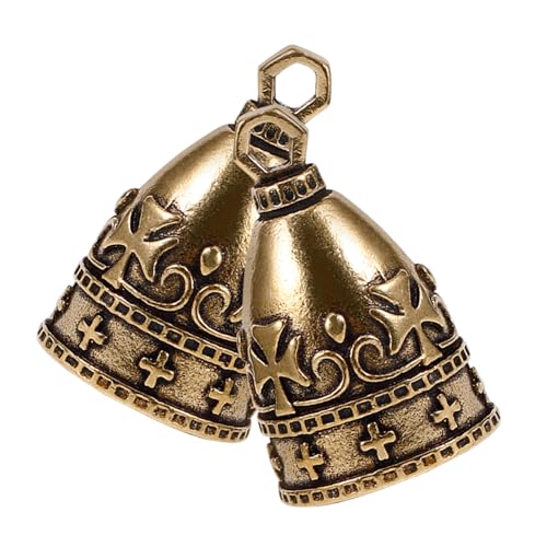 SOLUSTRE 2 Stück Vintage Kupfer Windglocken Hängeornament DIY Dekoration für Zuhause Garten Hochzeit und Bastelprojekte Rustikale Glocken für Weihnachtsbaum und Wanddeko SOLUSTRE 2 Stück Vintage Kupfer Windglocken Hängeornament DIY Dekoration für Zuhause Garten Hochzeit und Bastelprojekte Rustikale Glocken für Weihnachtsbaum und Wanddeko von SOLUSTRE