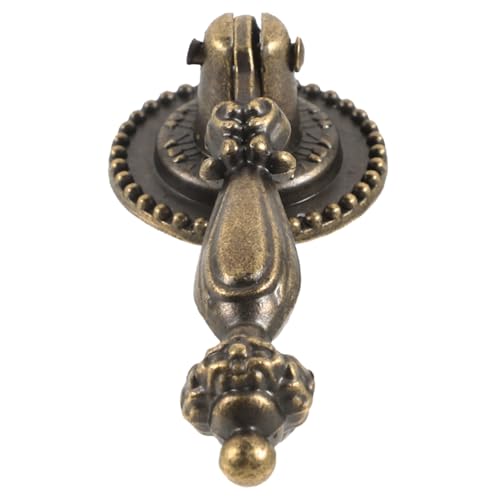 SOLUSTRE 2 Stück Vintage Schrankknöpfe aus Zinklegierung Dekorative Möbelgriffe für Küchen Kleiderschränke Antike Türknöpfe im Klassischen Design Robust und Korrosionsbeständig Geeignet von SOLUSTRE