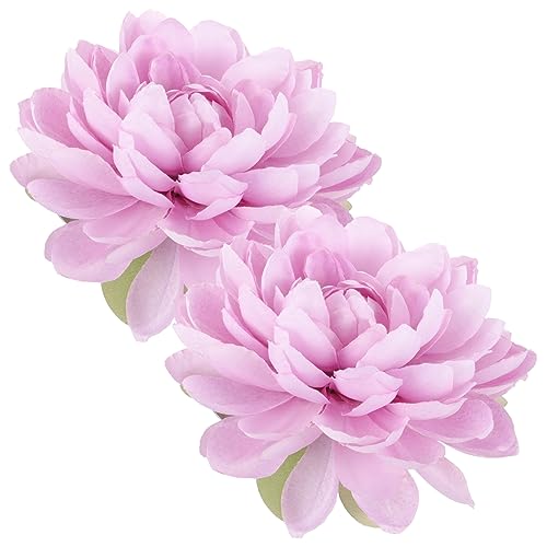 SOLUSTRE 2Stücke Vorhangbänder mit Blumenclip Vorhangschnalle für Schlafzimmer und Wohnzimmer Dekorative Raffhalter für Dünne Vorhänge und Gardinen Einfach zu Befestigen ohne Bohren von SOLUSTRE
