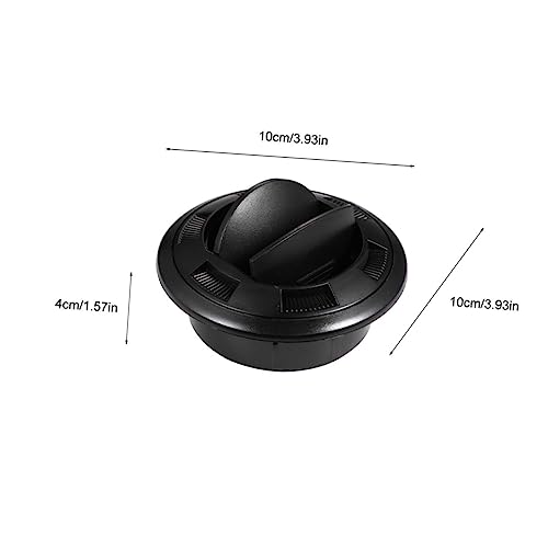 SOLUSTRE 2 Stück klimaanlage auslass luftauslass Air Outlet Vent RV air Conditioning Vent Outlet Bus Klimaanlage Deflektor Bus-Steckdose Busversorgung Klimaanlagenlüfter für Bus Abs Black von SOLUSTRE