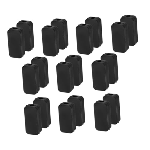 SOLUSTRE 20 Stück Power Junction Box Kompakte Schwarze Kunststoff-elektronikgehäuse mit Zwei Kabelöffnungen Leichtes Design für Effiziente Kabelorganisation für Schreibtische Nachttische SOLUSTRE 20 Stück Power Junction Box Kompakte Schwarze Kunststoff-elektronikgehäuse mit Zwei Kabelöffnungen Leichtes Design für Effiziente Kabelorganisation für Schreibtische Nachttische von SOLUSTRE