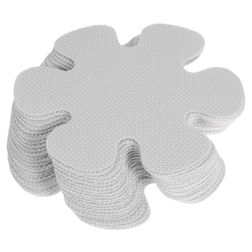 SOLUSTRE 20 Stück Teiliges Anti rutsch Badewannen Aufkleber Transparente Blumenform rutschfeste Badematten Sticker für Dusche Bad Küche Pool Treppen Selbstklebend Sicherer Halt Vielseitig von SOLUSTRE