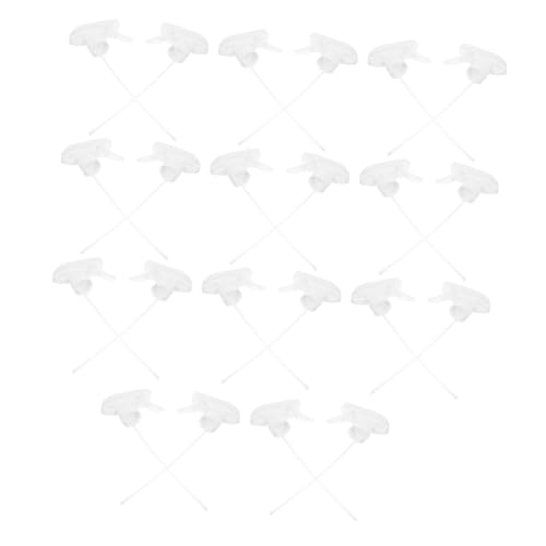 SOLUSTRE 20 Stück Teiliges Kunststoff Sprühkopf Ersatz Sprühflaschendüse mit Handhebel Ergonomisch Kraftvoller Feiner Sprühstrahl Passend für Haushalt Garten Büro und Reinigung von SOLUSTRE