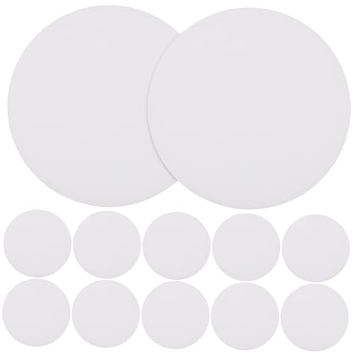 SOLUSTRE 20 Stück Teiliges LED Downlight Diffusor Flache PC Diffusionsplatten Staubschutz Blendfrei Vielseitig für Einbauleuchten Tischlampen Kronleuchter Einfache Montage Langlebig von SOLUSTRE