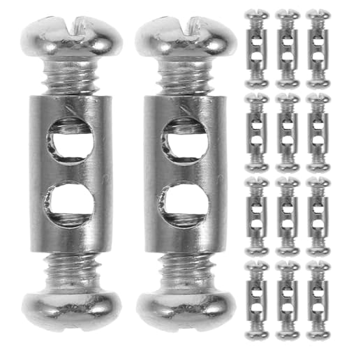 SOLUSTRE 20 Stück Teiliges Stahlseil-klemmen Doppellöchriges Drahtseil-klemmen für Seile Rostfreie Edelstahlklemmen Robuste Befestiger für Kabel Einsetzbar bei Lampen SOLUSTRE 20 Stück Teiliges Stahlseil-klemmen Doppellöchriges Drahtseil-klemmen für Seile Rostfreie Edelstahlklemmen Robuste Befestiger für Kabel Einsetzbar bei Lampen von SOLUSTRE