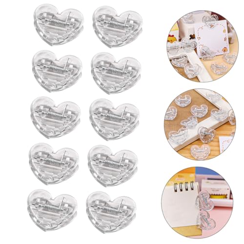 SOLUSTRE 20 Stück Teiliges Transparente Herz Clips aus Vielseitige Frischhalte Büroklammern Langlebig Rostfrei Kompakt und Platzsparend für Snacks Fotos Dokumente Zuhause und Büro SOLUSTRE 20 Stück Teiliges Transparente Herz Clips aus Vielseitige Frischhalte Büroklammern Langlebig Rostfrei Kompakt und Platzsparend für Snacks Fotos Dokumente Zuhause und Büro von SOLUSTRE