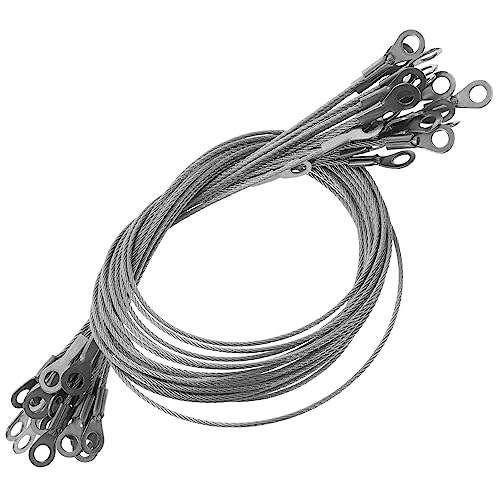 SOLUSTRE Sicherheitskabel-lanyard 20 Stück 304 Edelstahl-drahtseil-sicherheits-lanyard Für Den Einsatz von SOLUSTRE