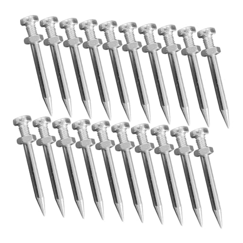 SOLUSTRE 20stücke Rasenlüfter Spikes Für Aerifizierer Metall-nägel Für Garten Passend Für Rasenlüfter-schuhe Einfache Installation Für Gesundes Wachstum Graswurzeln SOLUSTRE 20stücke Rasenlüfter Spikes Für Aerifizierer Metall-nägel Für Garten Passend Für Rasenlüfter-schuhe Einfache Installation Für Gesundes Wachstum Graswurzeln von SOLUSTRE