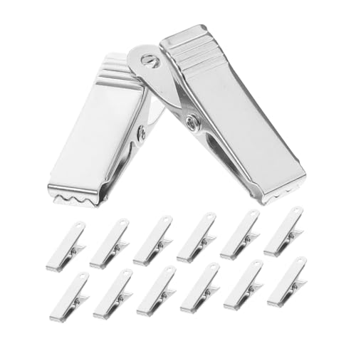 SOLUSTRE 24 Stück Mini Metall Krokodilklemmen mit Starkem Halt Silberne Testklemmen für Kabel und Leitungen Robuste Federklemmen für Labor Modellbau und Bastelprojekte SOLUSTRE 24 Stück Mini Metall Krokodilklemmen mit Starkem Halt Silberne Testklemmen für Kabel und Leitungen Robuste Federklemmen für Labor Modellbau und Bastelprojekte von SOLUSTRE