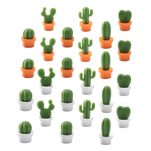 SOLUSTRE 24 Stück Teiliges Kühlschrankmagneten Cartoon Kaktus Design Magnetische Memo Notizhalter Praktische und Dekorative Aufkleber für Küche und Haushalt SOLUSTRE 24 Stück Teiliges Kühlschrankmagneten Cartoon Kaktus Design Magnetische Memo Notizhalter Praktische und Dekorative Aufkleber für Küche und Haushalt von SOLUSTRE