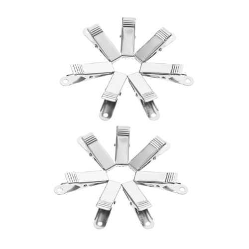 SOLUSTRE 24 Stück Teiliges Metall Alligator Clip mit Starkem Federgriff Mini Krokodilklemmen für Elektrische Prüfungen Vielseitige Kabelklemmen für Labor und Bastelprojekte Tragbare von SOLUSTRE