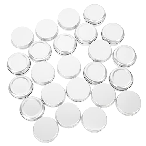 SOLUSTRE 24Stücke Aluminium Aufbewahrungsdosen Runde Zinnbehälter mit Schraubdeckel DIY Projekte und Kosmetik und Langlebig Silberfarben SOLUSTRE 24Stücke Aluminium Aufbewahrungsdosen Runde Zinnbehälter mit Schraubdeckel DIY Projekte und Kosmetik und Langlebig Silberfarben von SOLUSTRE