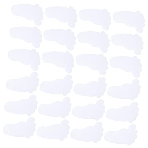 SOLUSTRE 24 Stück Aufkleber für Badewanne und Dusche rutschfeste Badezimmer Aufkleber Selbstklebend Transparent Langlebig rutschfest für Sichere Nutzung in Badezimmern von SOLUSTRE