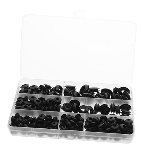 SOLUSTRE 260 Stück Teiliges Gummitüllen Sortiment Kabeldurchführung Dichtungsringe mit Wasserdichtem in Praktischer Box für Auto Elektroinstallation und Kabelschutz SOLUSTRE 260 Stück Teiliges Gummitüllen Sortiment Kabeldurchführung Dichtungsringe mit Wasserdichtem in Praktischer Box für Auto Elektroinstallation und Kabelschutz von SOLUSTRE