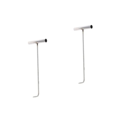 SOLUSTRE 2St Kanaldeckelhaken edelstahlhaken brunnendeckel Abdeckungslifter kalanchoe exstel Werkzeug Schwerlast-Hebehaken Deckenhaken Federn Kanaldeckelheber Utility-Haken Rostfreier Stahl SOLUSTRE 2St Kanaldeckelhaken edelstahlhaken brunnendeckel Abdeckungslifter kalanchoe exstel Werkzeug Schwerlast-Hebehaken Deckenhaken Federn Kanaldeckelheber Utility-Haken Rostfreier Stahl von SOLUSTRE