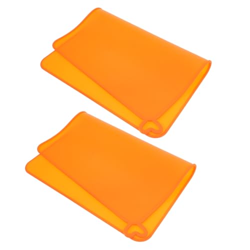SOLUSTRE 2St Rutschfeste Matte 3D-Druckerpad 3D-Druckstift-Silikonmatte antirutschmatte dartscheibe kinder 3D-Drucker Silikon-Slap-Matte Schlagmatte faltbar Silikon-Pad von SOLUSTRE
