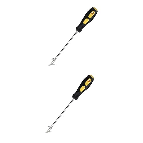 SOLUSTRE 2 Stücke Auto Reinigung Haken Stein Entfernung Clearner Werkzeug Schlitzschraubendreher R-0023 von SOLUSTRE
