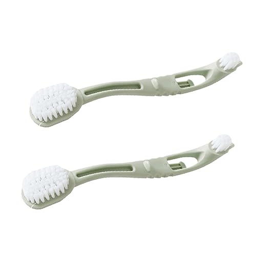 SOLUSTRE 2St reinigungsbürste plastikpinsel Cleansing Brush badreiniger Fliesenreinigerbürste Türreiniger schrubben Geschirrspülbürste -Bürsten Schuhbürsten Klobürste von SOLUSTRE