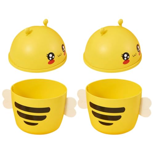 SOLUSTRE 2Stücke Cartoon Mini Mülleimer mit Klappdeckel Langlebiger Schreibtisch Abfallbehälter aus Robustem für Büro und Zuhause Praktischer Tischabfalleimer SOLUSTRE 2Stücke Cartoon Mini Mülleimer mit Klappdeckel Langlebiger Schreibtisch Abfallbehälter aus Robustem für Büro und Zuhause Praktischer Tischabfalleimer von SOLUSTRE