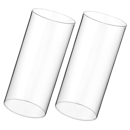 SOLUSTRE 2Stücke Kerzenhalter Windfester Kerzenüberzug Zylindrischer Kerzenständer Für Tischdekoration Höhe Für Innen Und Außeneinsatz SOLUSTRE 2Stücke Kerzenhalter Windfester Kerzenüberzug Zylindrischer Kerzenständer Für Tischdekoration Höhe Für Innen Und Außeneinsatz von SOLUSTRE