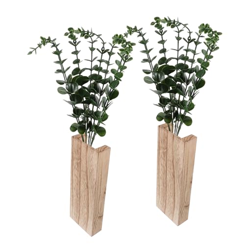SOLUSTRE 2Stücke Künstliche Eukalyptus Zweige mit Vase für Wand und Türdekoration Langlebig und Pflegeleicht für Festlichkeiten und Heimathmosphäre SOLUSTRE 2Stücke Künstliche Eukalyptus Zweige mit Vase für Wand und Türdekoration Langlebig und Pflegeleicht für Festlichkeiten und Heimathmosphäre von SOLUSTRE