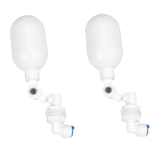 SOLUSTRE 2st Schwimmerkugelventil Automatische Wasserfüllersteuerung Beckenschwimmer Mini-schwimmerventil Kugelschwimmerventil Für Aquarien Schwimmender Ball Auf Weiß Wasserfilter von SOLUSTRE