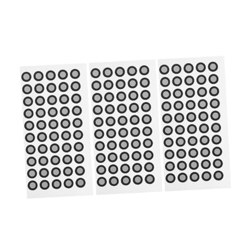 SOLUSTRE 3 Blätter Scanning Marker Hochreflektierende Positionierungspunkte Dicke Je Reflektierende Markierungen für Präzises Tracking und Messungen von SOLUSTRE