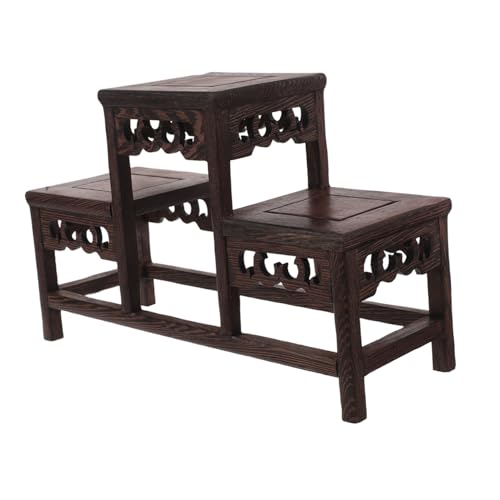 SOLUSTRE 3 Rack Bücherregale Bücherregal Rustikales Ausstellungsregal Küchenlagerregale Rustikale Holzregale Organisiertes Ausstellungsregal Naturholz Bücherregal Ausstellungsständer SOLUSTRE 3 Rack Bücherregale Bücherregal Rustikales Ausstellungsregal Küchenlagerregale Rustikale Holzregale Organisiertes Ausstellungsregal Naturholz Bücherregal Ausstellungsständer von SOLUSTRE