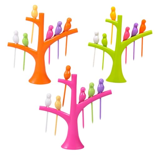 SOLUSTRE 3 Sätze Wiederverwendbare Dessertgabeln in Vogel Form Leichte Kunststoff für Fingerfood Partydekoration für Sommerfeste Hochzeiten und Hawaii Mottopartys SOLUSTRE 3 Sätze Wiederverwendbare Dessertgabeln in Vogel Form Leichte Kunststoff für Fingerfood Partydekoration für Sommerfeste Hochzeiten und Hawaii Mottopartys von SOLUSTRE