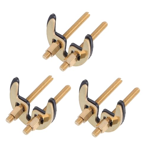 SOLUSTRE 3 Satz Teiliges Montageset für Wasserhähne mit Verlängerung Doppelte Stangenbefestigung Universeller Sink Bracket Fastener Anti-leck-waschbeckenhalterung für Küche und Bad von SOLUSTRE