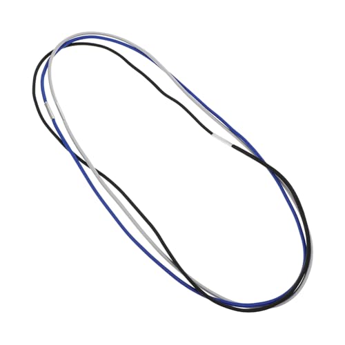 SOLUSTRE 3 Stück Elastische Müllbeutelbefestiger Gummibänder für Mülleimer Flexible Fixierbänder Wiederverwendbar für Haushalt Müllsäcke geeignet in Schwarz Blau von SOLUSTRE