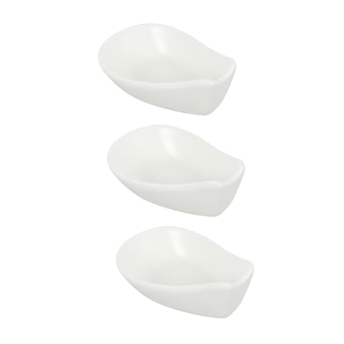 SOLUSTRE 3 Stück Keramik Löffelablage Löffelhalter Porzellan Geschirrstütze für Küche Ablage Löffel Beim Kochen Rutschfest Leicht zu Reinigen Stilvolles Design für Esstisch und Restaurant SOLUSTRE 3 Stück Keramik Löffelablage Löffelhalter Porzellan Geschirrstütze für Küche Ablage Löffel Beim Kochen Rutschfest Leicht zu Reinigen Stilvolles Design für Esstisch und Restaurant von SOLUSTRE
