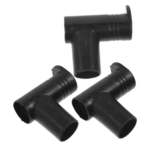 SOLUSTRE 3 Stück Kleiderständer Verbinder Kunststoff Robuste Rechteckige Trockenständer Gelenke Stabile Rack Support Joints für Wäscheständer Langlebige Trockengestell Zubehör Schwarz von SOLUSTRE