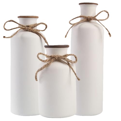 SOLUSTRE 3stücke Keramikvase Für Blume Trockenblumen Vase Kleine Blumenvase Aus Keramik Moderne Dekorative Vase Für Inneneinrichtung Porzellan Für Tische Und Regale SOLUSTRE 3stücke Keramikvase Für Blume Trockenblumen Vase Kleine Blumenvase Aus Keramik Moderne Dekorative Vase Für Inneneinrichtung Porzellan Für Tische Und Regale von SOLUSTRE