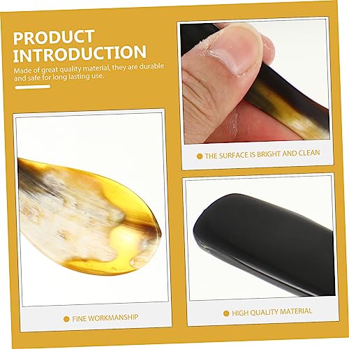 SOLUSTRE 3 Stück Natürliche Oxhorn Kaffeelöffel Teiliges Dessert und Rührlöffel für Kuchen Eis und Tee Poliert Vielseitig Einsetzbar für Zuhause Teestube Zufällige Farbe SOLUSTRE 3 Stück Natürliche Oxhorn Kaffeelöffel Teiliges Dessert und Rührlöffel für Kuchen Eis und Tee Poliert Vielseitig Einsetzbar für Zuhause Teestube Zufällige Farbe von SOLUSTRE