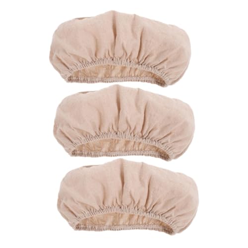 SOLUSTRE 3 Stück Ovaler Brotkorb Leineneinsatz Set Atmungsaktives Gärkörbchen Tuch für Sauerteig und Brotfermentation Vielseitig Verwendbar für Backen Servieren und Picknick Rustikaler SOLUSTRE 3 Stück Ovaler Brotkorb Leineneinsatz Set Atmungsaktives Gärkörbchen Tuch für Sauerteig und Brotfermentation Vielseitig Verwendbar für Backen Servieren und Picknick Rustikaler von SOLUSTRE