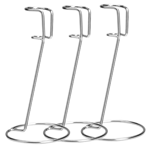 SOLUSTRE 3 Stück Teiliges Edelstahl Milchaufschäumer und Handmixer Ständer Stabiler Metallhalter für Küchen Praktisches Aufbewahrungsrack für Milchfrother und Eierquirl Geeignet für von SOLUSTRE