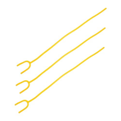 SOLUSTRE 3 Stück Teiliges Ersatzrohr PVC Schlauch Y förmiges Weiches Ersatzteil Gelb Kompatibel mit Standard Untersuchungsgeräten Langlebig und Leicht zu Reinigen von SOLUSTRE